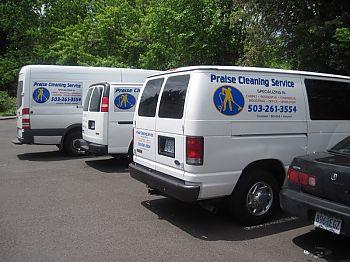 Praise Cleaning Services LLC truck